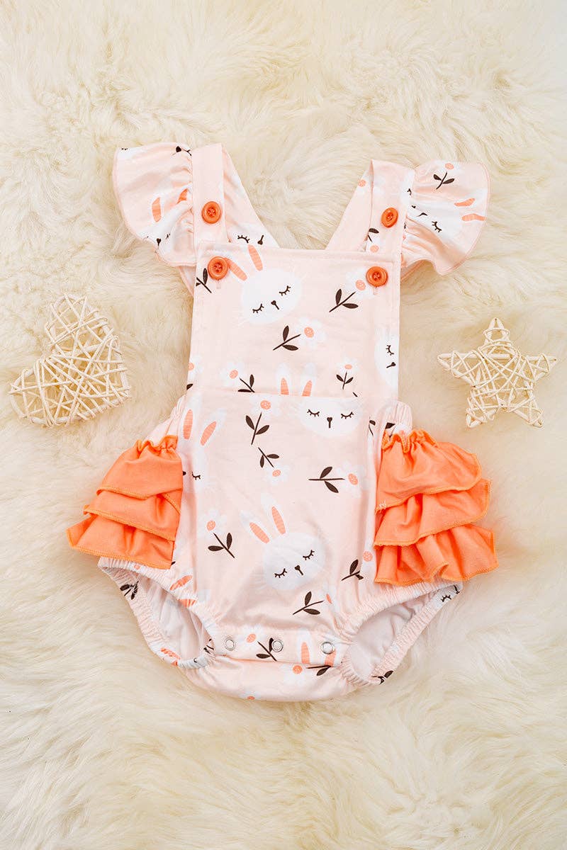 Easter Bunny Onesie with Ruffles