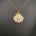 Scallop Charm Necklace
