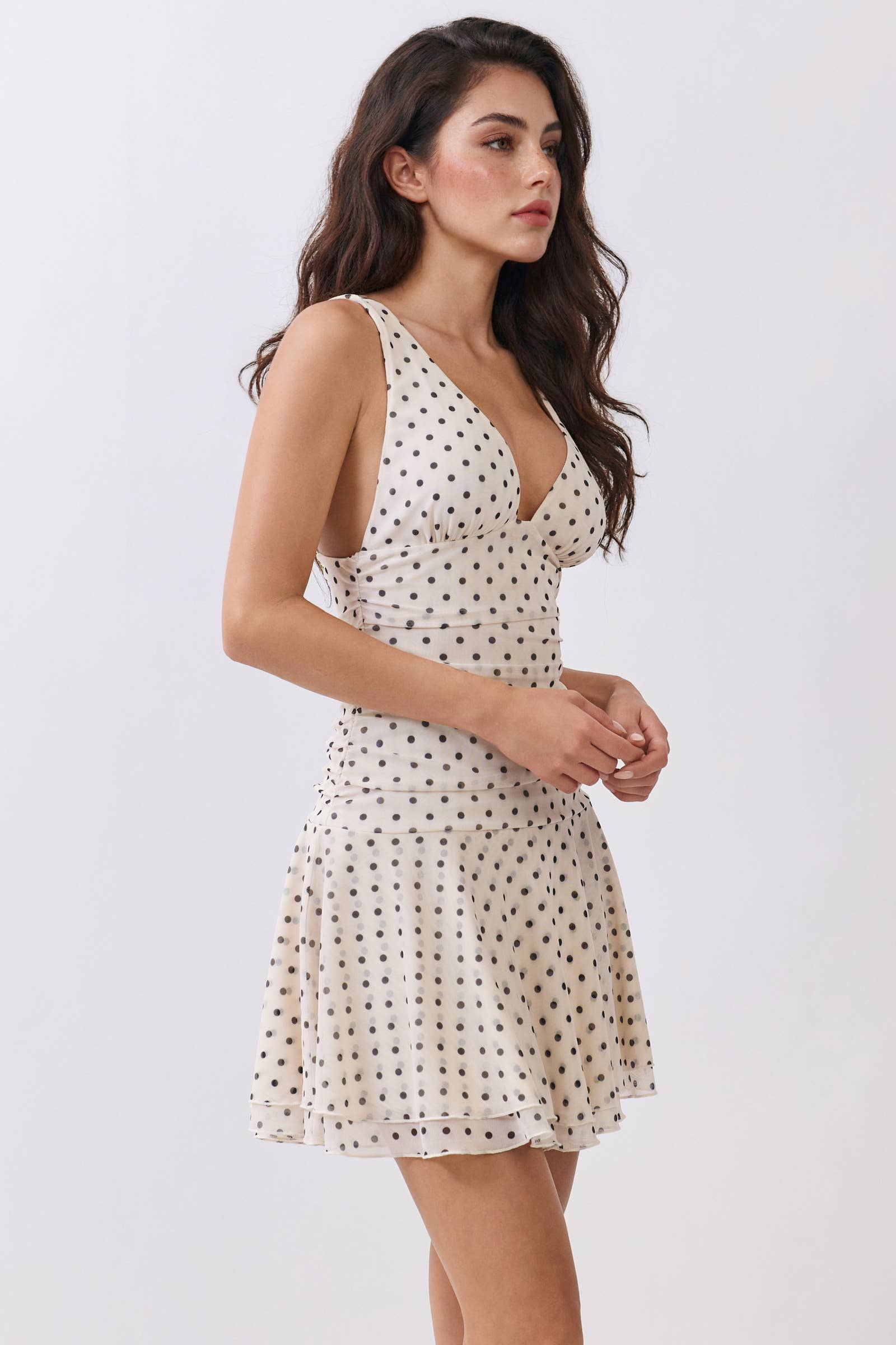 Bella Printed Flare Mini Dress
