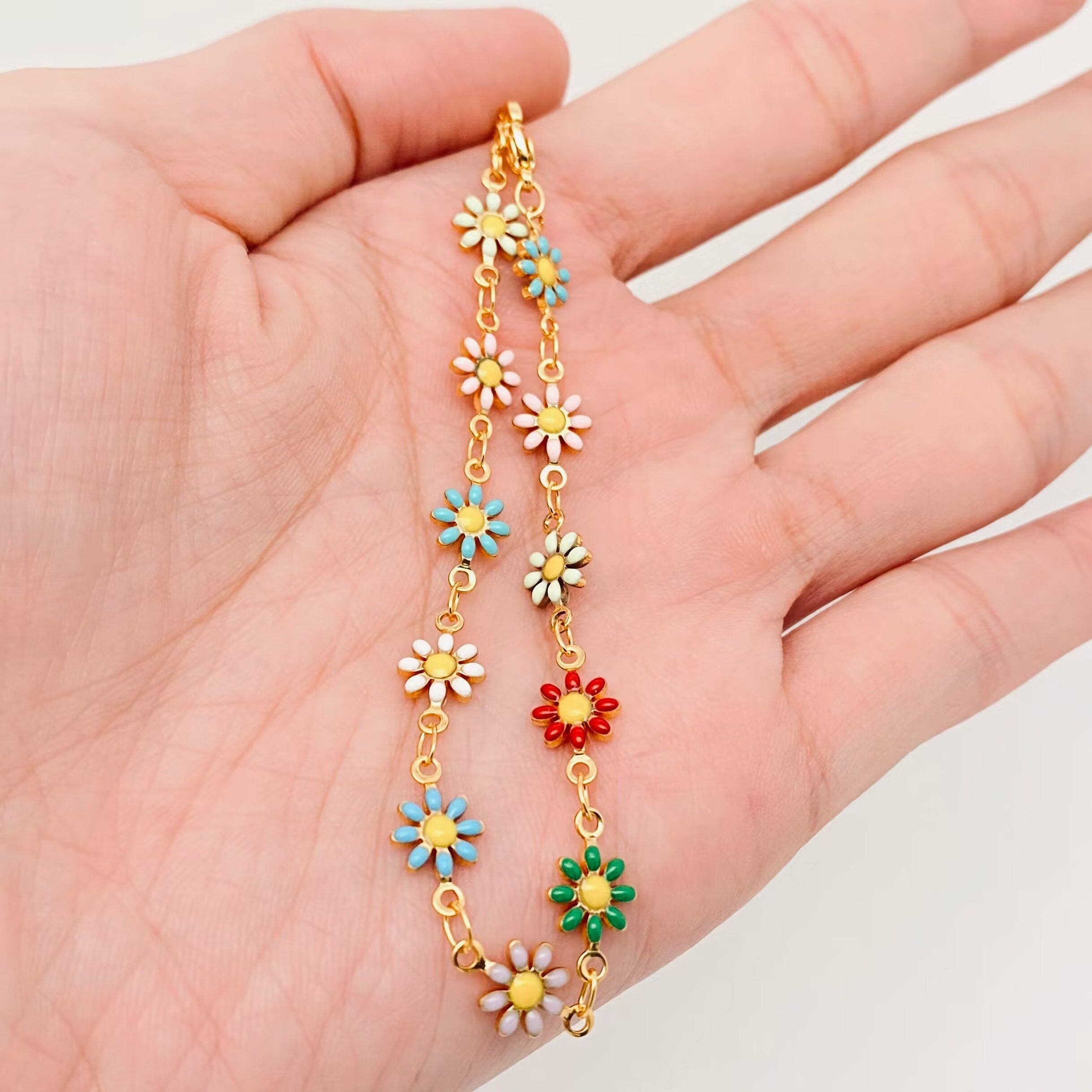 Flower Chain Bracelet