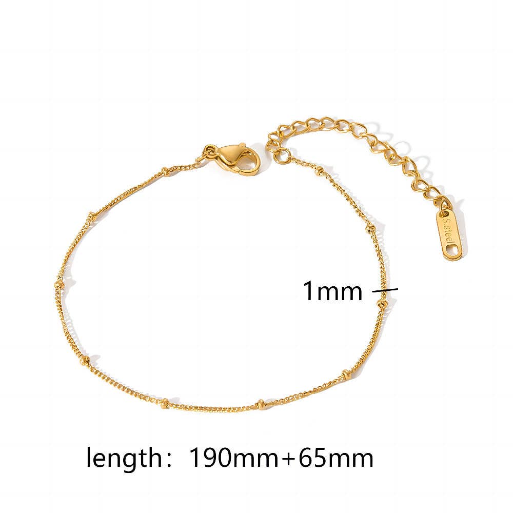 Golden Pedal Bracelet Chain