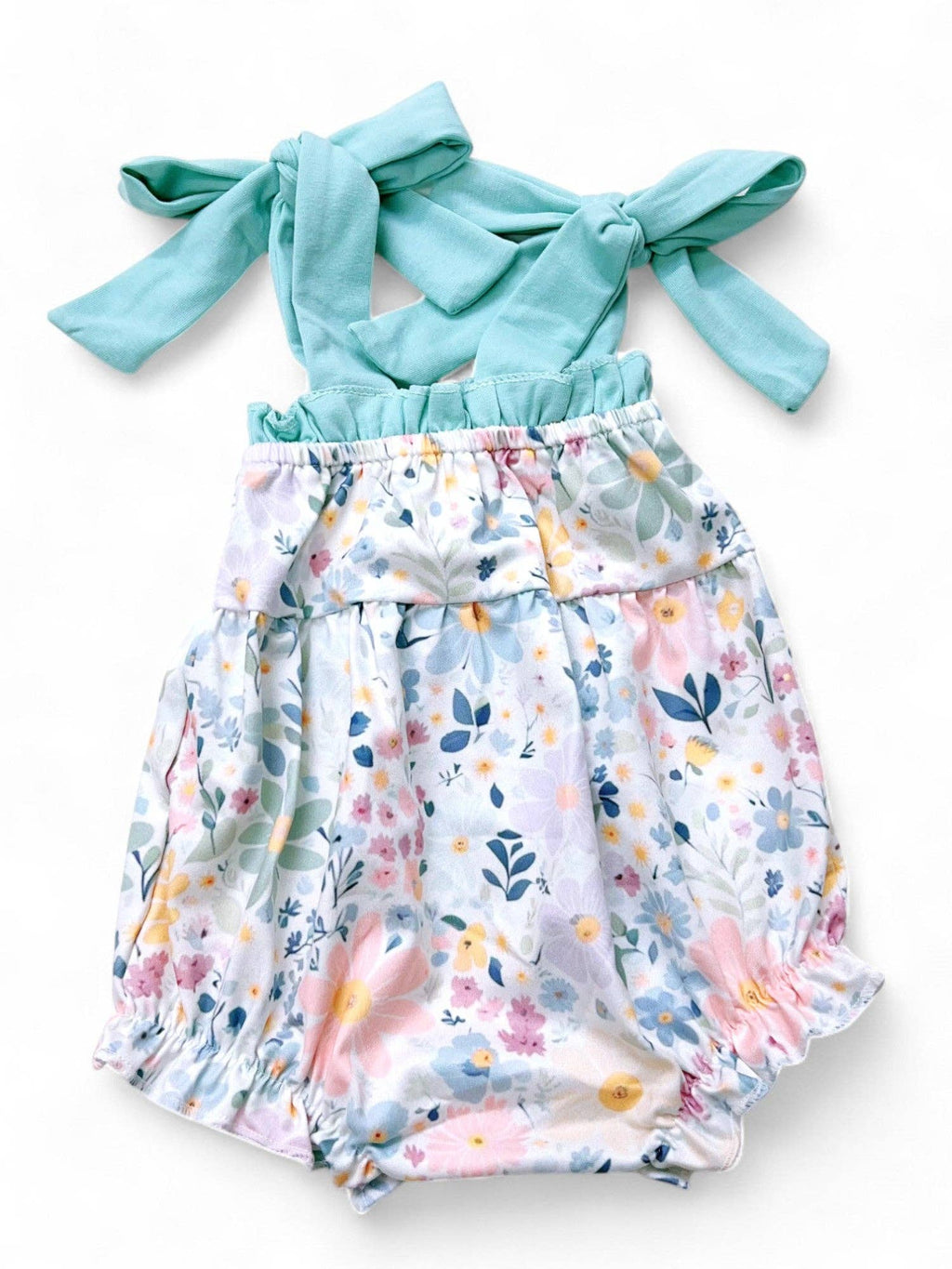 Baby Floral Romper with Snaps