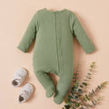 Ribbed Long Sleeve Jumpsuit