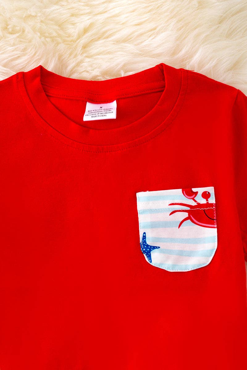 Sandy Claws Crab Printed Set