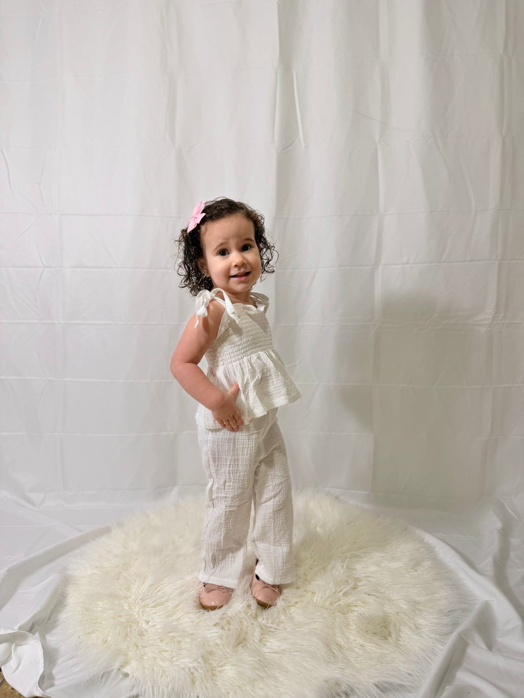 Ruffle Strap Sleeveless 2-Piece Set