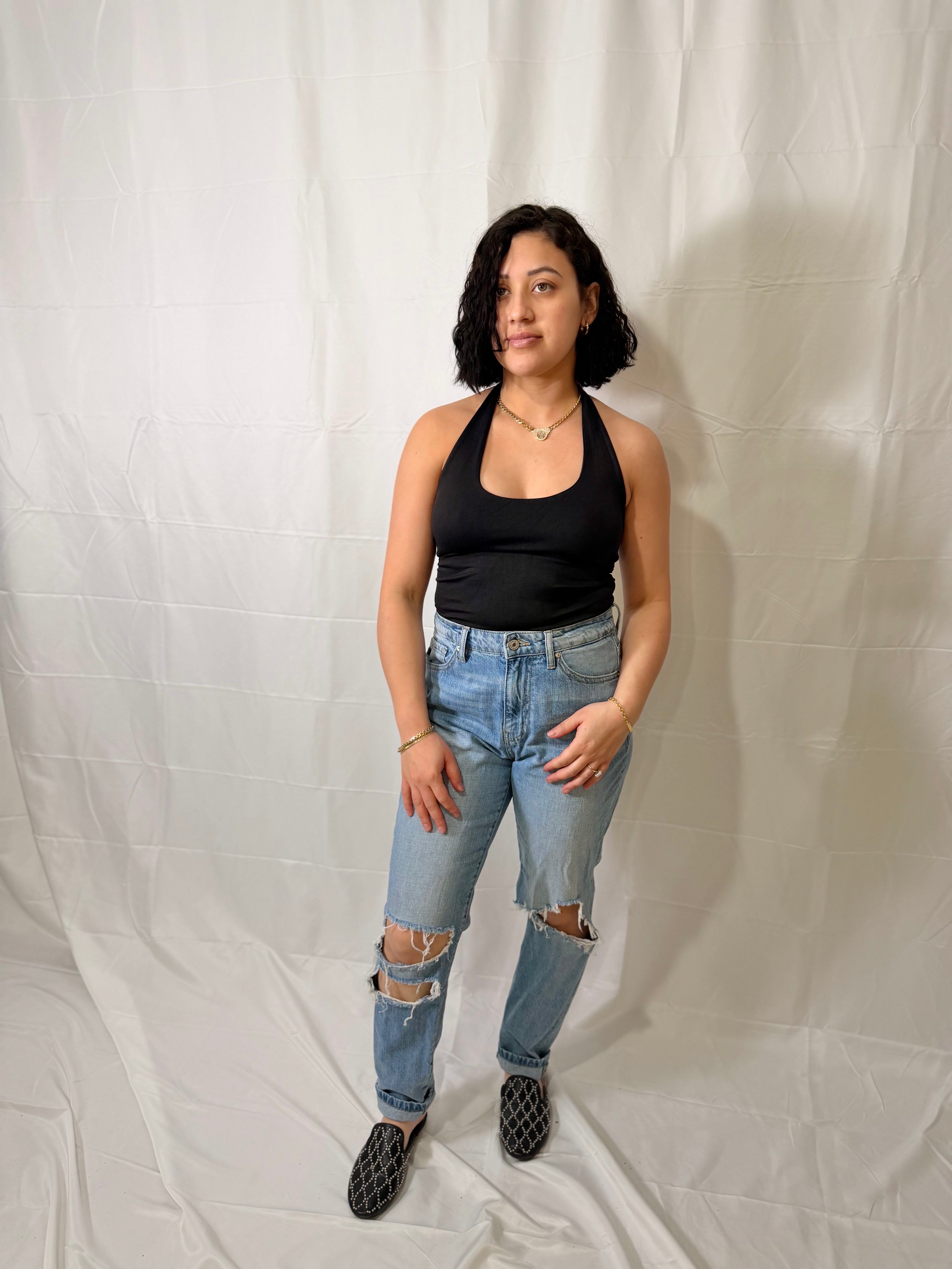 Clean Line Halter Top