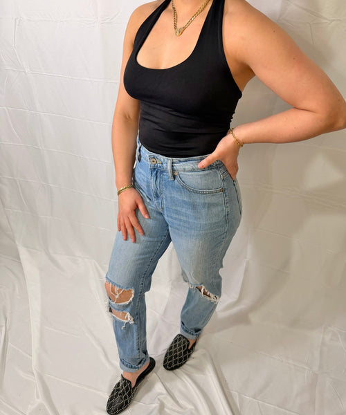 Clean Line Halter Top