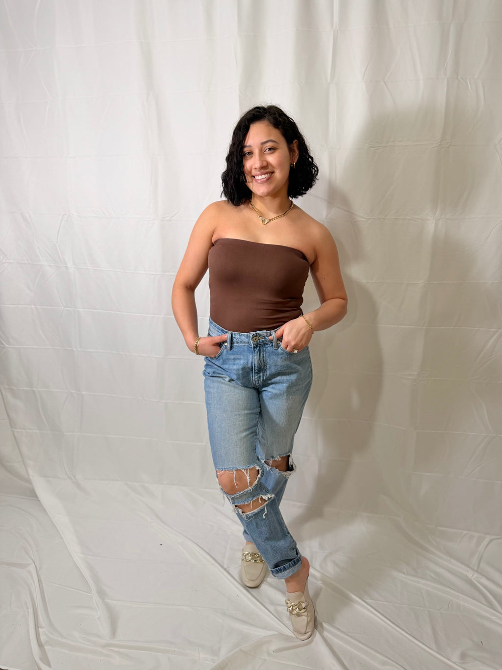 Two Layer Tube Top