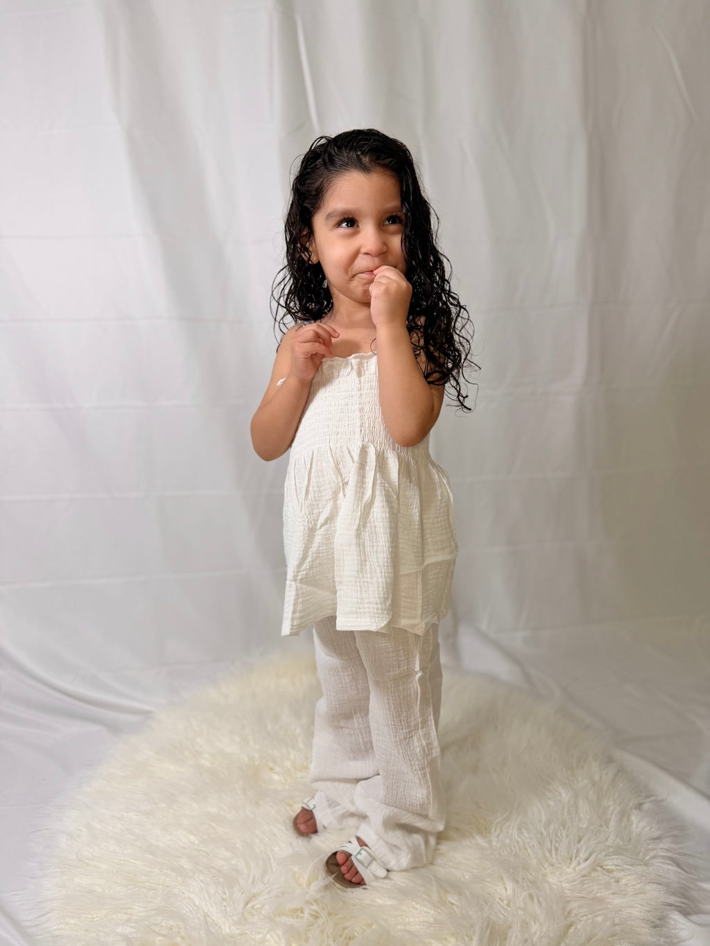 Ruffle Strap Sleeveless 2-Piece Set