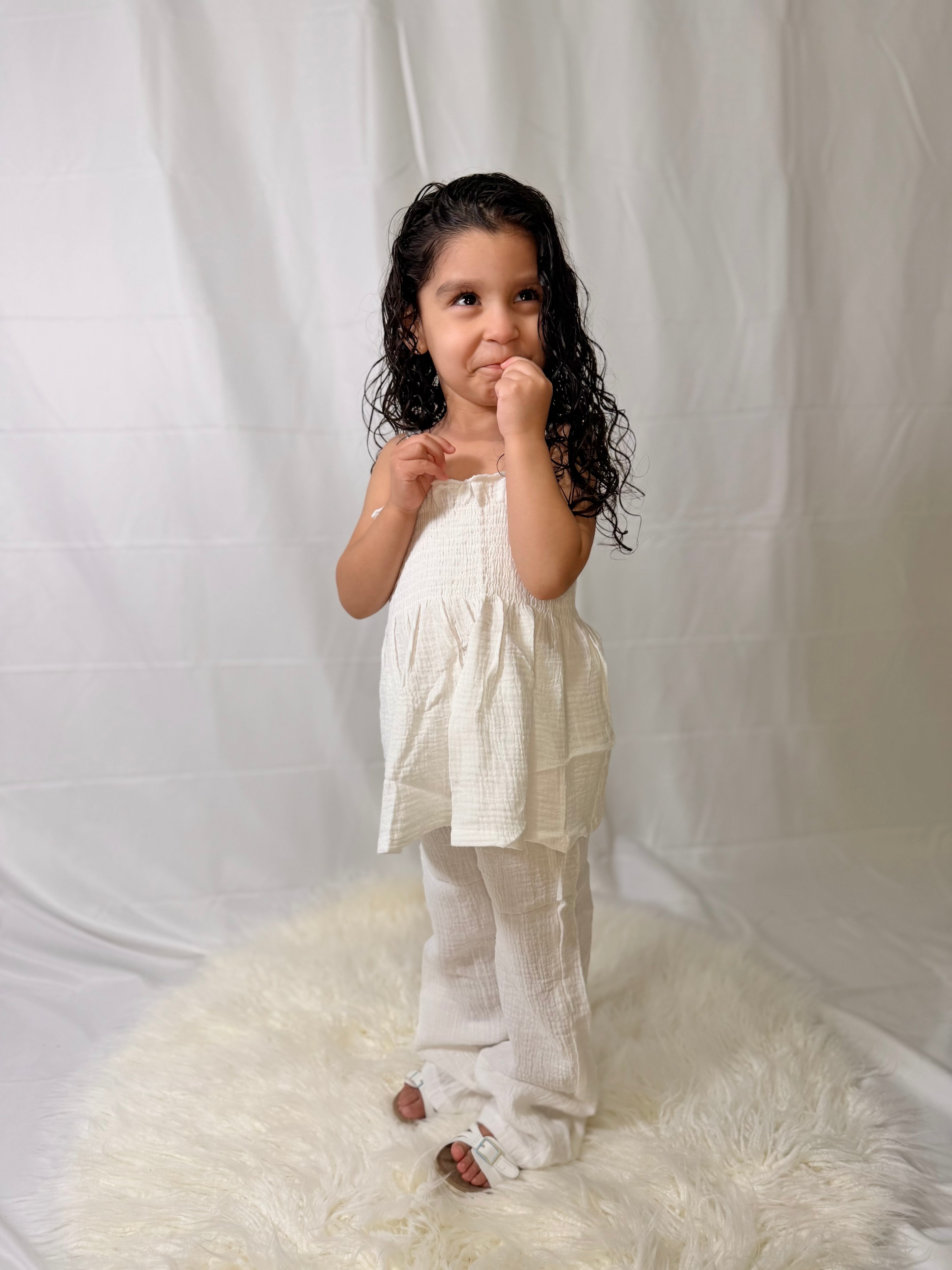 Ruffle Strap Sleeveless 2-Piece Set