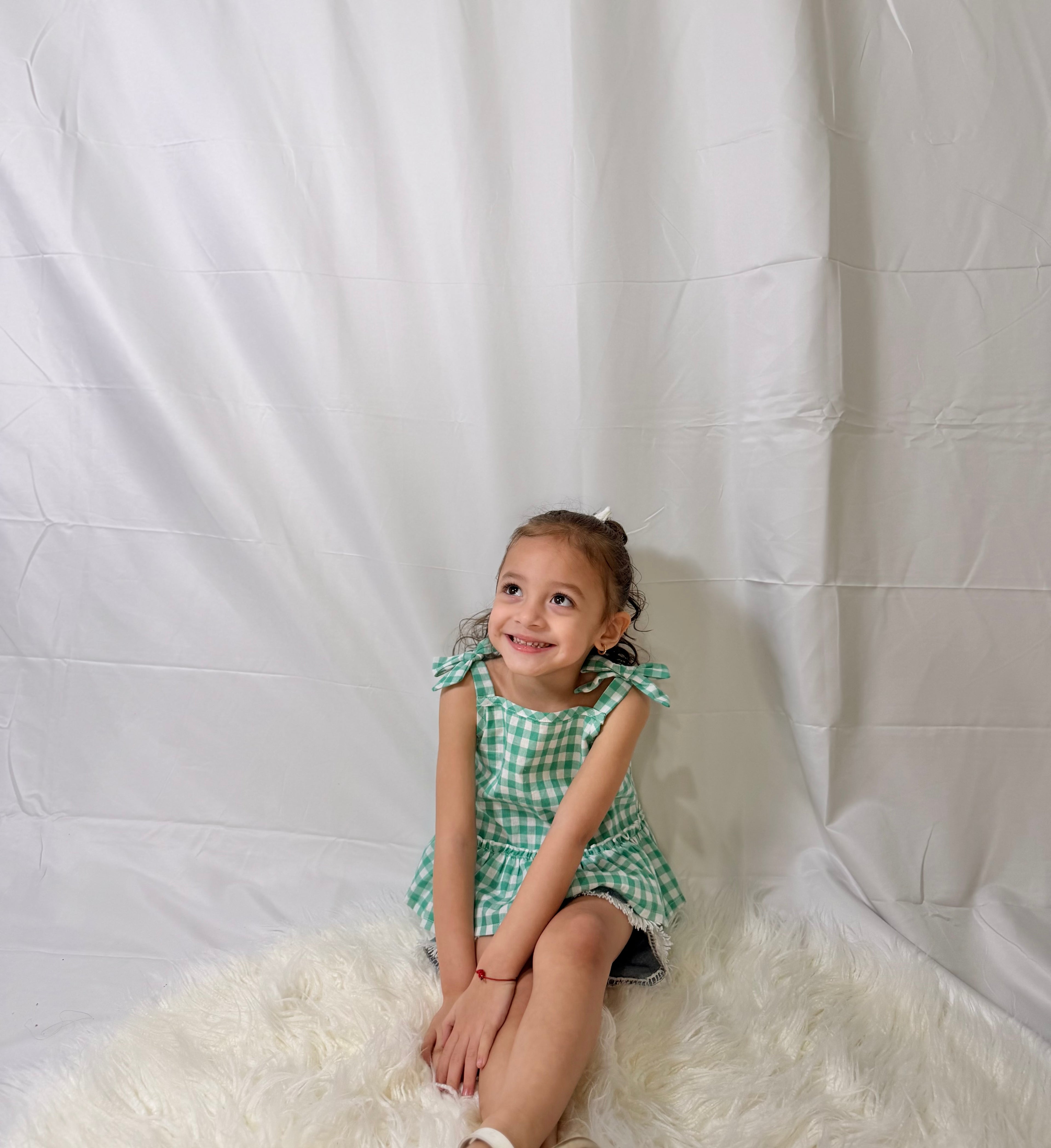 Gingham Ruffle 2-Piece Set