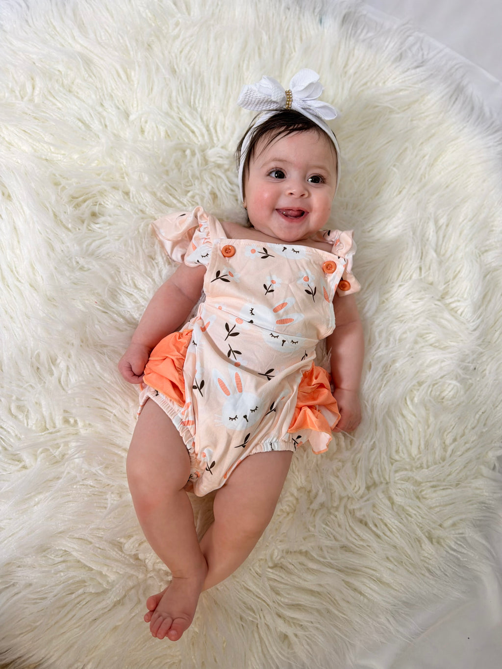 Easter Bunny Onesie with Ruffles