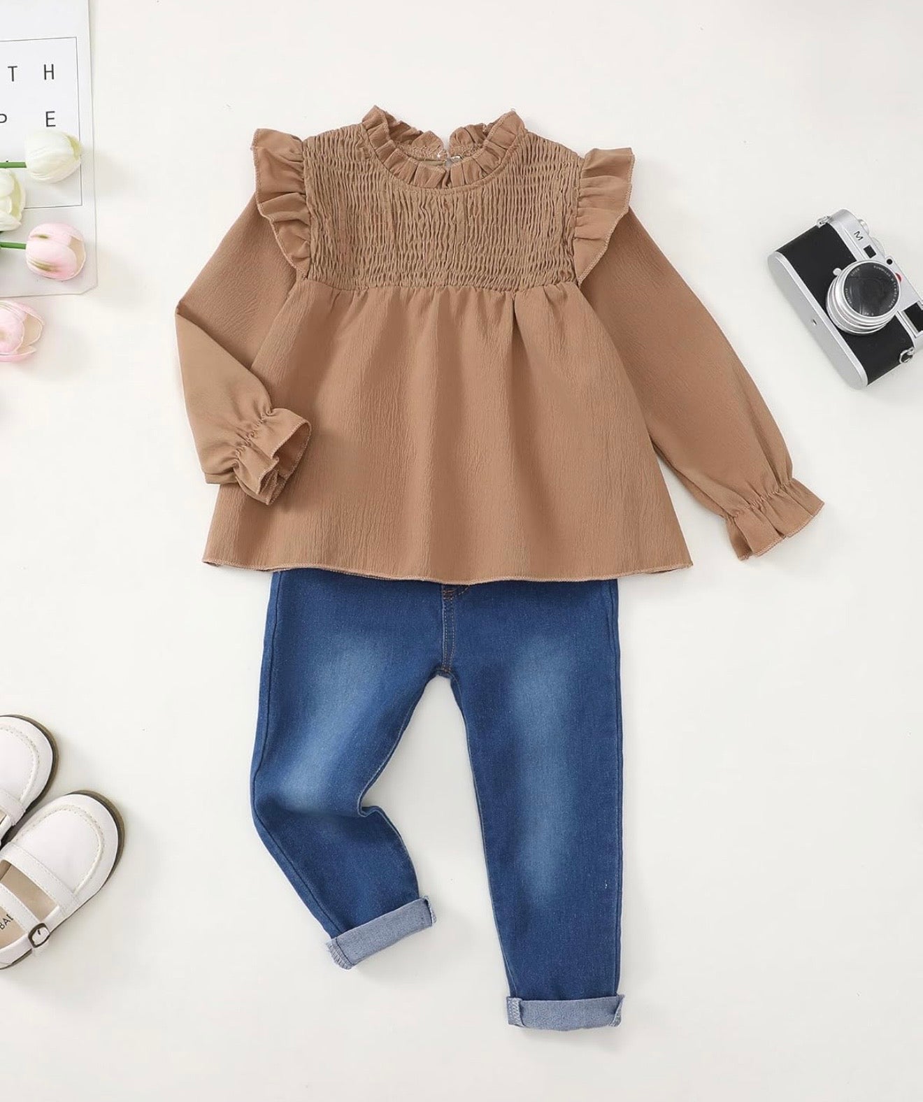 Long Sleeve Denim Set