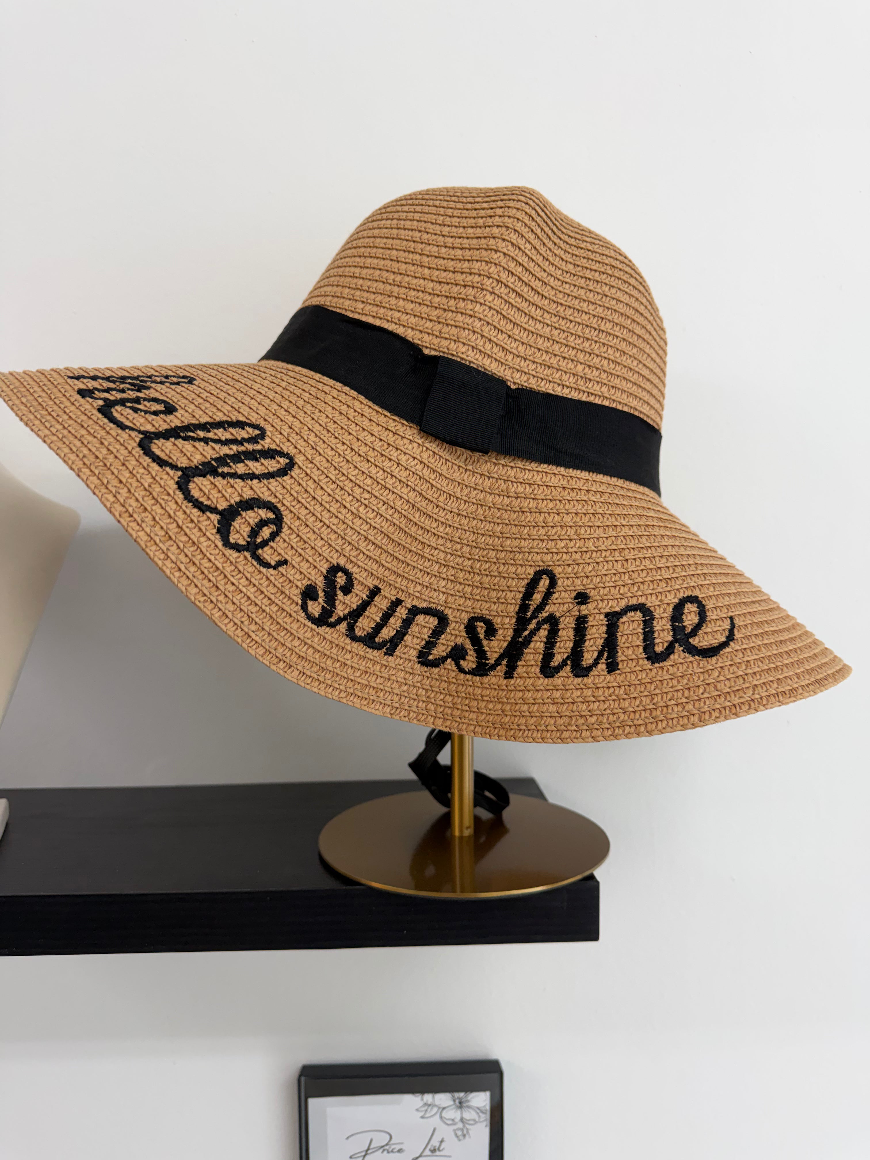 Hello Sunshine Straw Hat