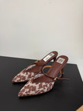 Cheetah Print Wedge Heels