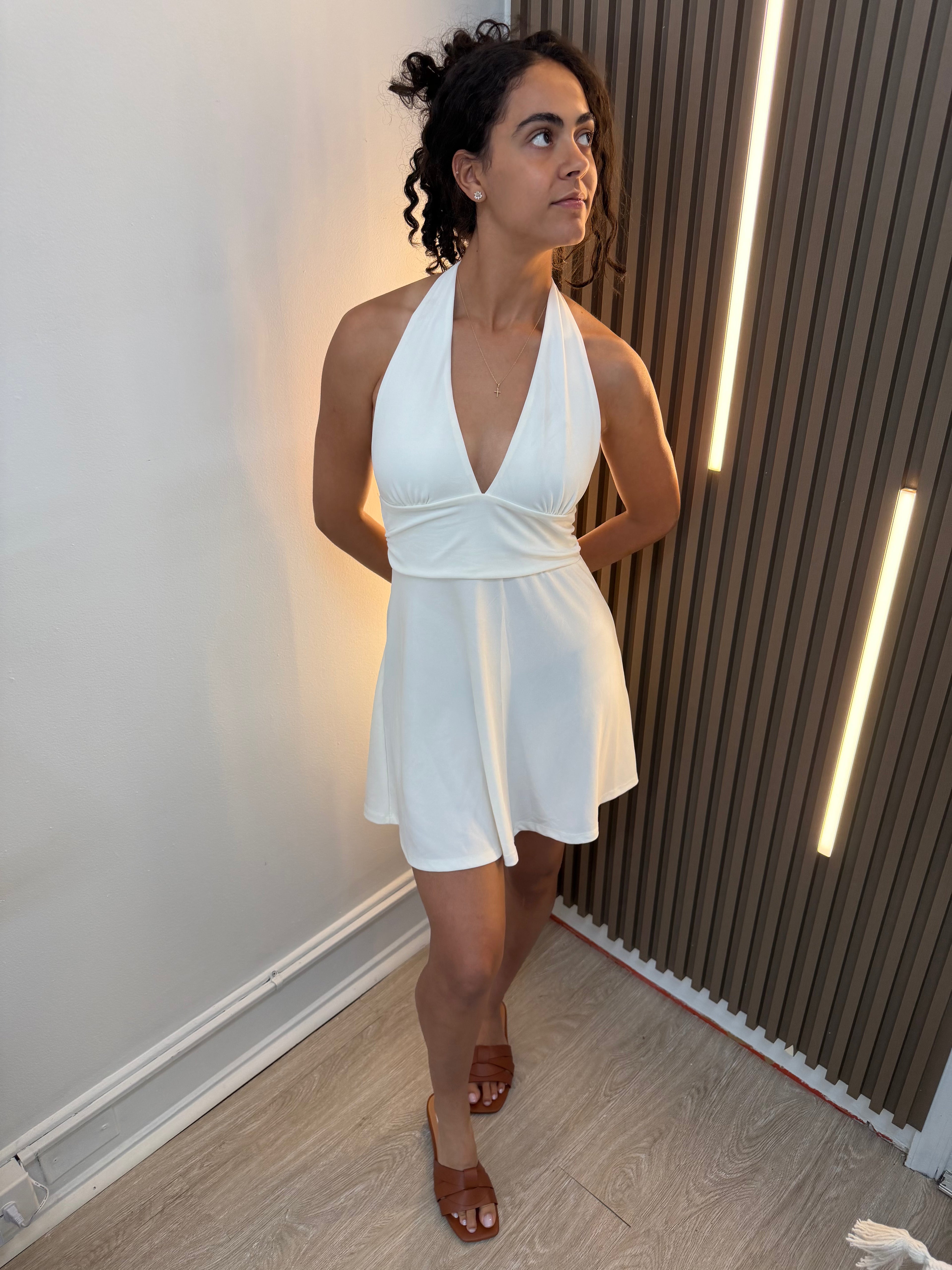 White Pullover Dress