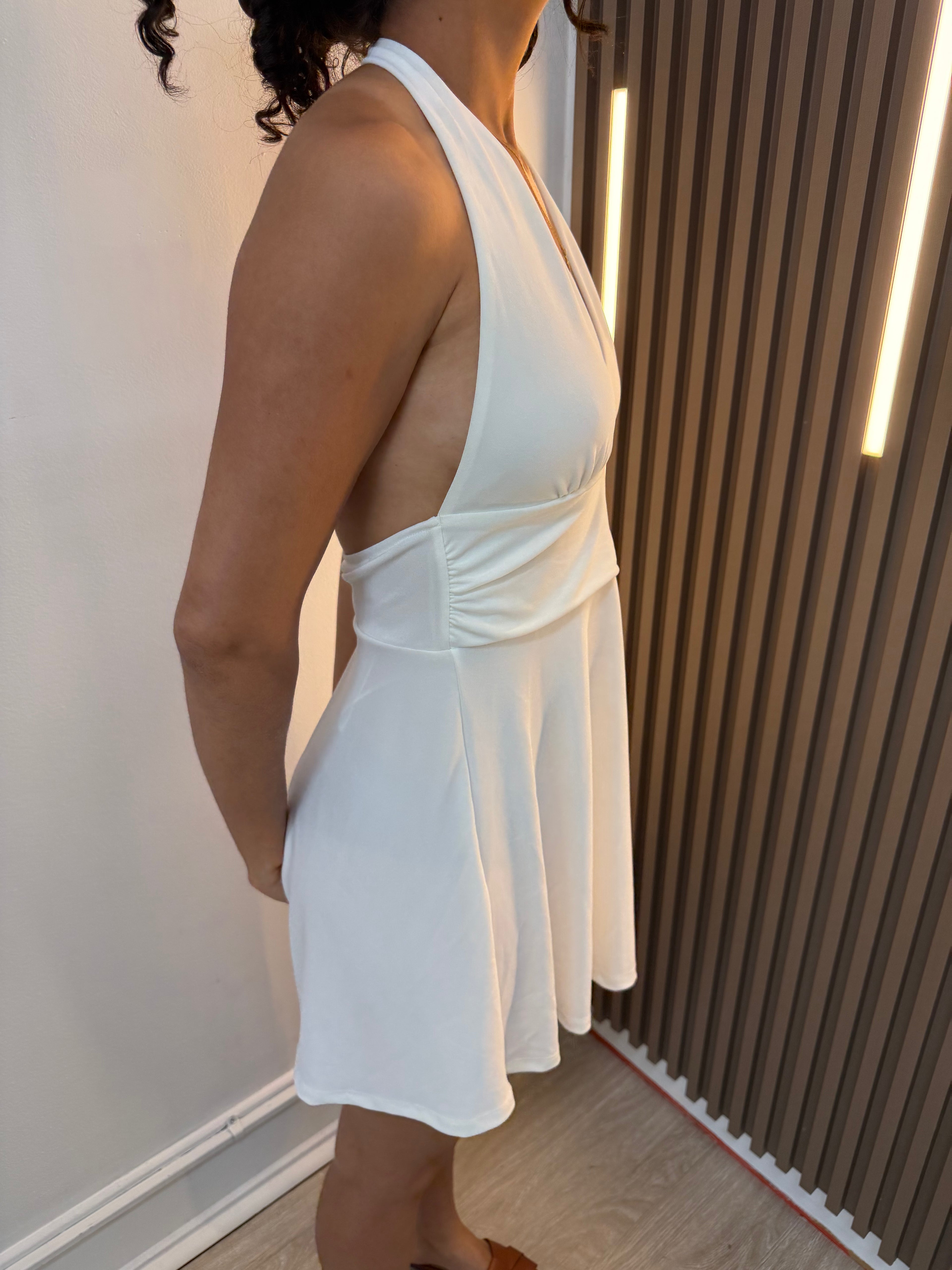 White Pullover Dress