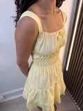 Ruffle Hem Mini Dress