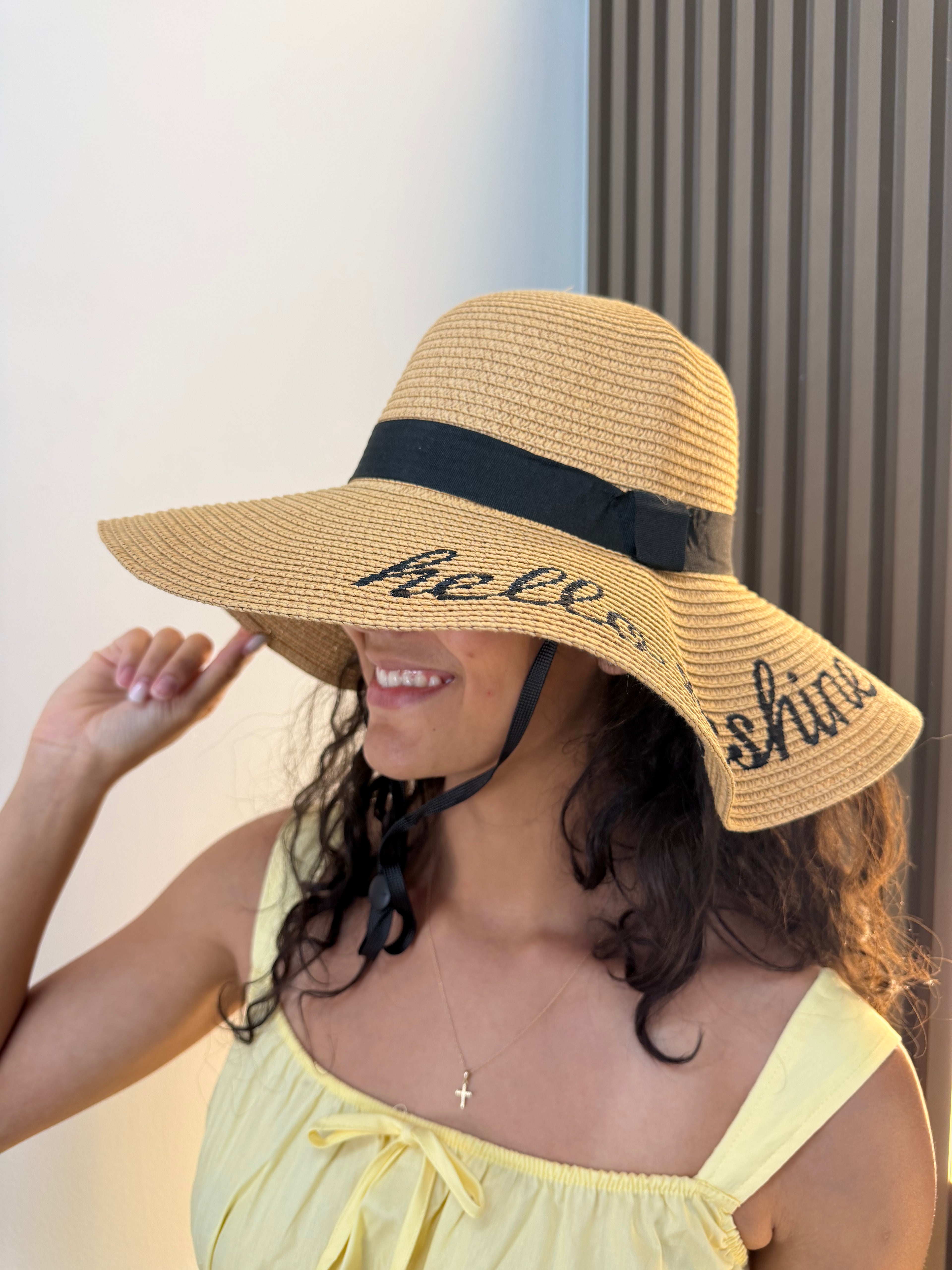 Hello Sunshine Straw Hat