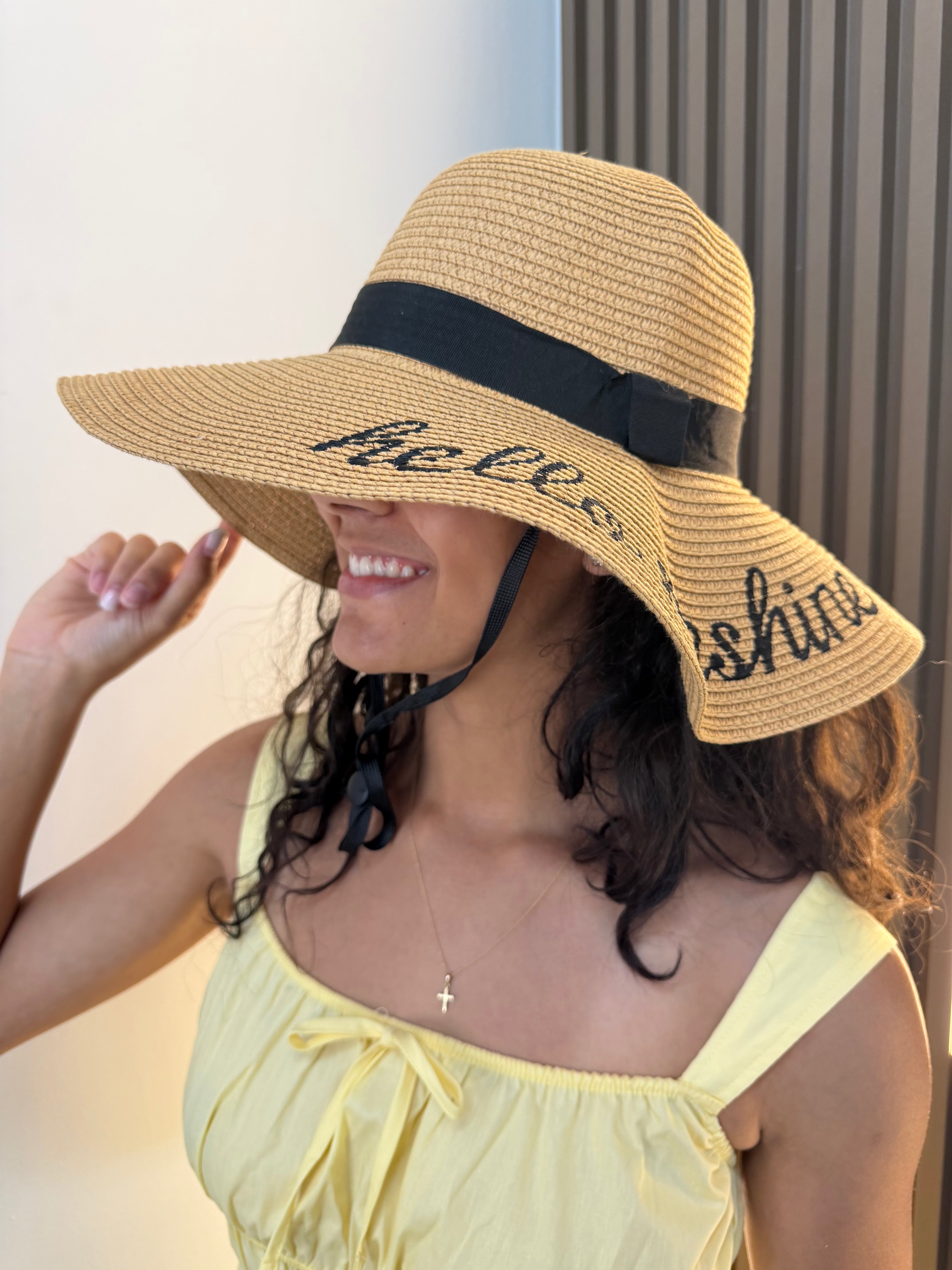 Hello Sunshine Straw Hat