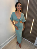 Cut-Out Maxi Dress
