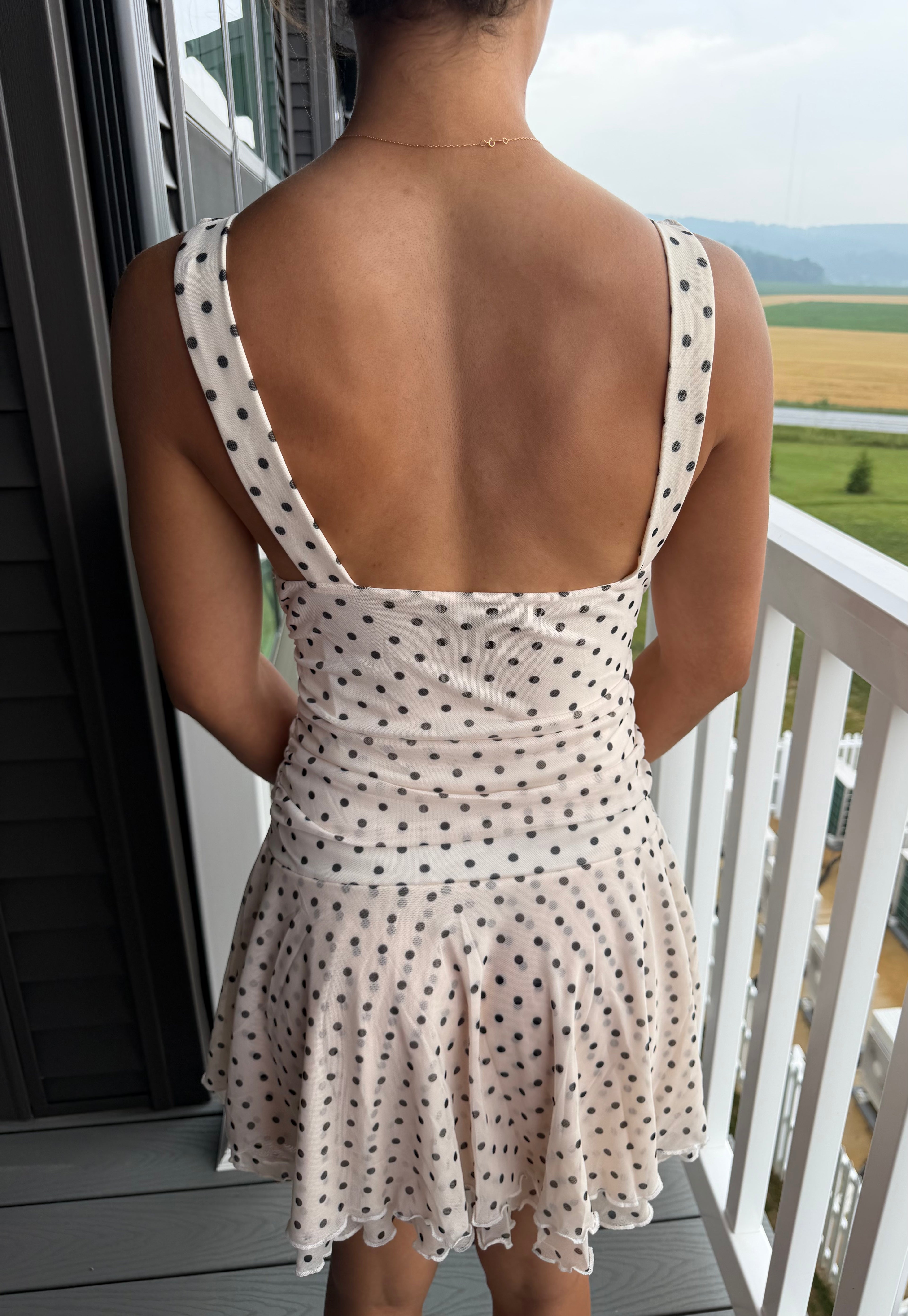 Bella Printed Flare Mini Dress