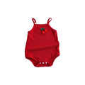 Romper with Cherry Lace Trim