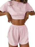 Striped Lounge Casual Set
